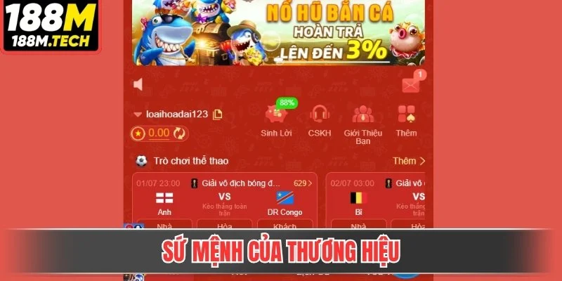 Sứ mệnh của thương hiệu