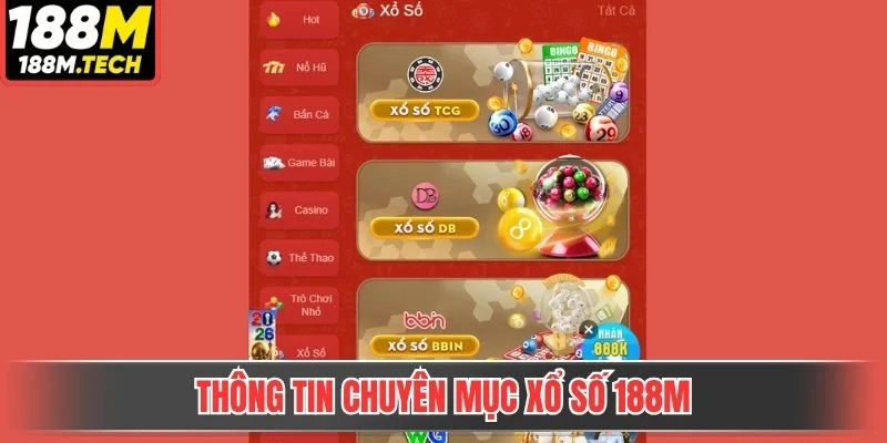Thông tin chuyên mục xổ số 188m